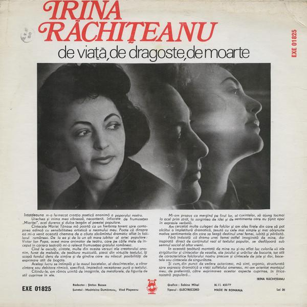 Irina Răchițeanu-Șirianu - De Viață, De Dragoste, De Moarte (Recital De Poezie Populară) [2]