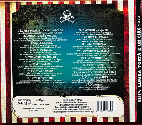 Iris (16) – Lumea Toată E Un Circ (CD) [2]