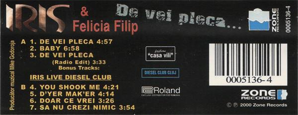 Iris - De Vei Pleca... , (Casetă Audio) [2]