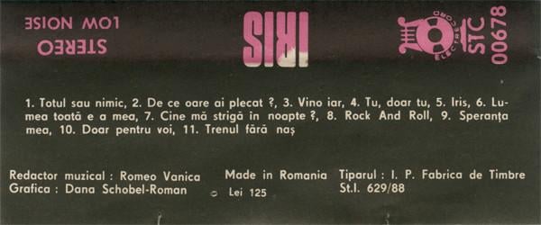 Iris - IV, (Casetă Audio) [2]
