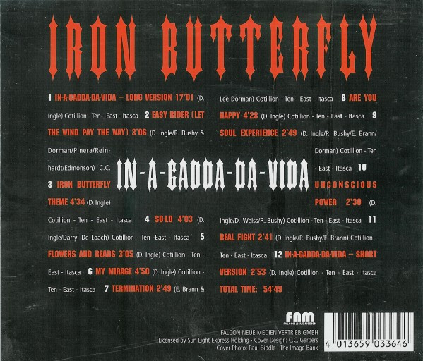 Iron Butterfly - In-A-Gadda-Da-Vida (CD) [2]