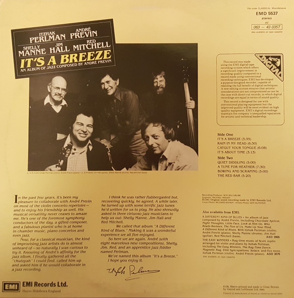 Itzhak Perlman - It's A Breeze [2]