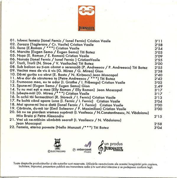 Iubesc Femeia La 8 Martie, (CD) [2]