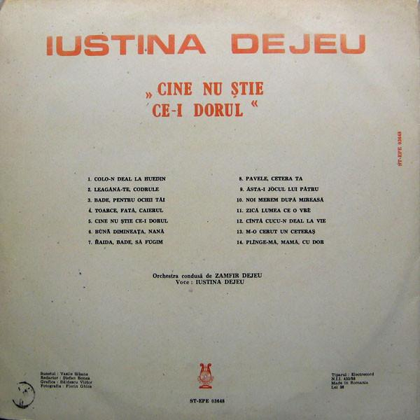 Iustina Dejeu - Cine Nu Știe Ce-i Dorul [2]