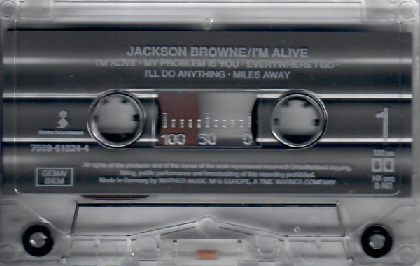 Jackson Browne - I'm Alive (Caseta Audio) [2]