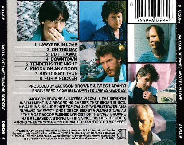 Jackson Browne - Lawyers In Love (CD) [2]