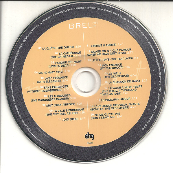 Jacques Brel - Infiniment (CD) [2]