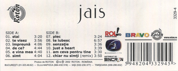 Jais - Jais (Caseta Audio) [2]