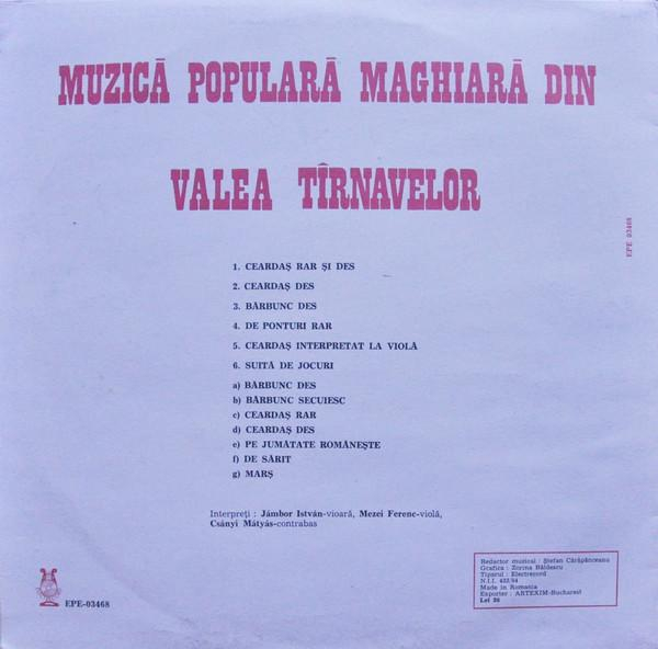 Jámbor István - Muzică Populară Maghiară Din Valea Tîrnavelor (Disc Vinil) [2]