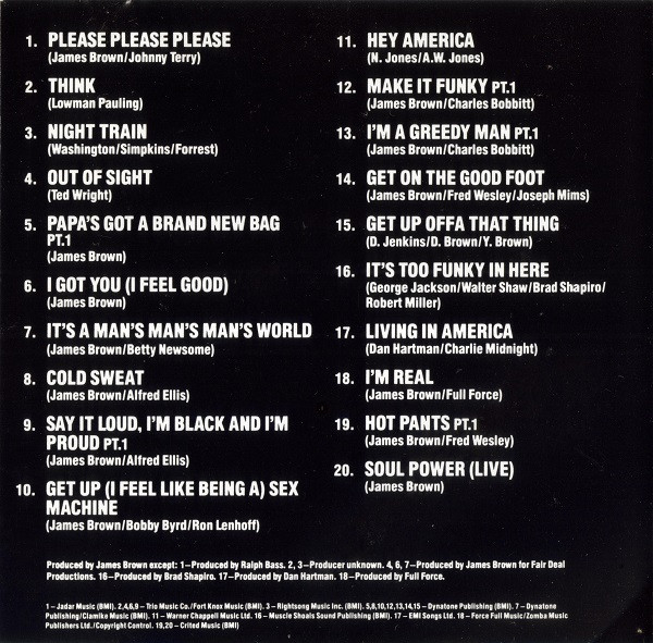 James Brown - Sex Machine: The Very Best Of James Brown (CD) [2]