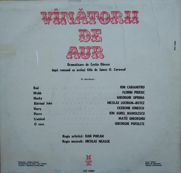 James Oliver Curwood - Vînătorii De Aur, (Disc Vinil) [2]