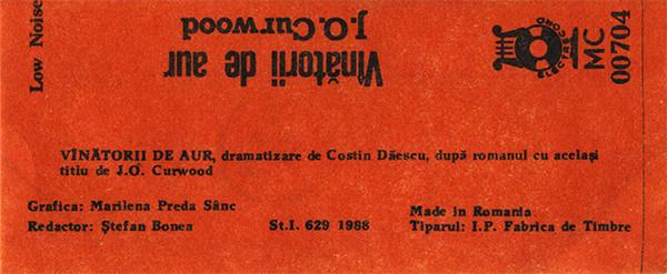 James Oliver Curwood - Vînătorii De Aur , (Casetă Audio) [2]