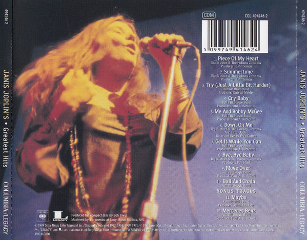 Janis Joplin - Janis Joplin's Greatest Hits (CD) [2]