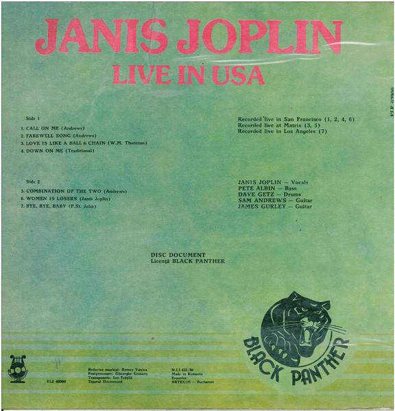 Janis Joplin - Live In USA [2]