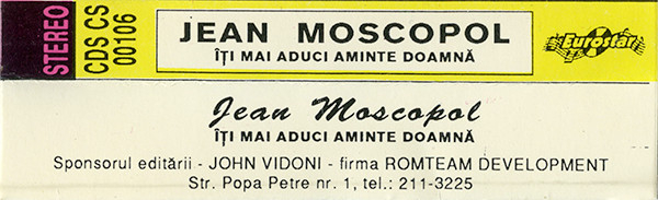 Jean Moscopol – Îți Mai Aduci Aminte, Doamnă? (CASETA) [2]