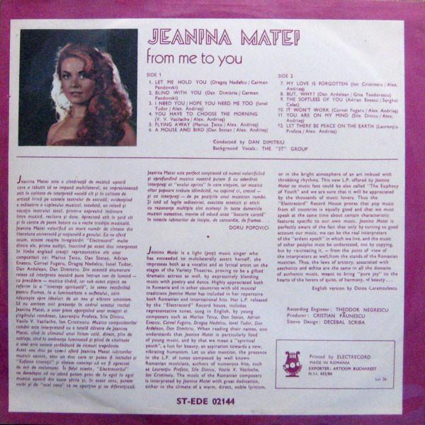 Jeanina Matei - From Me To You [2]
