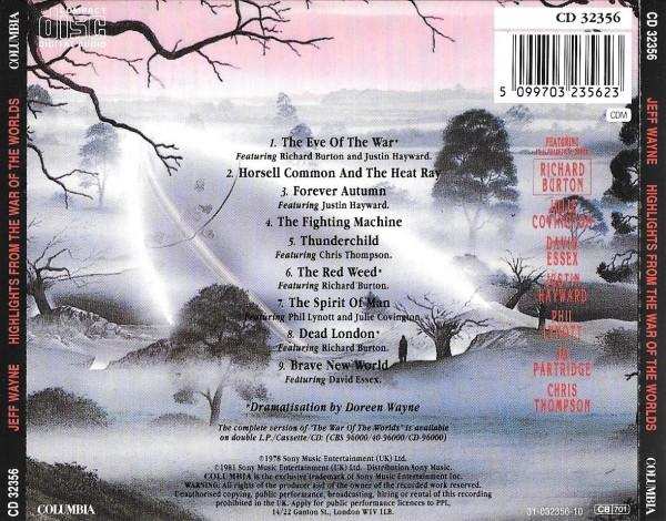 Jeff Wayne - Highlights From Jeff Wayne's Musical Version Of The War Of The Worlds [2]