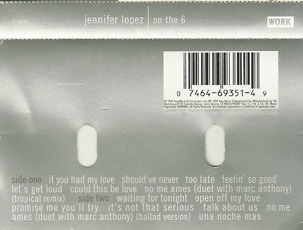 Jennifer Lopez - On The 6, (Casetă Audio) [2]