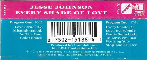 Jesse Johnson - Every Shade Of Love (Casetă Audio) [2]