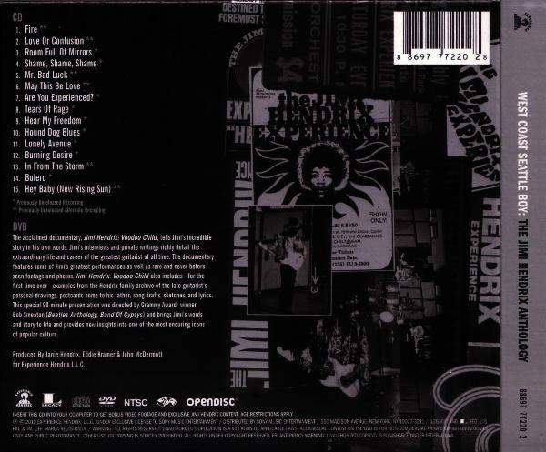 Jimi Hendrix - West Coast Seattle Boy: The Jimi Hendrix Anthology, (CD) [2]