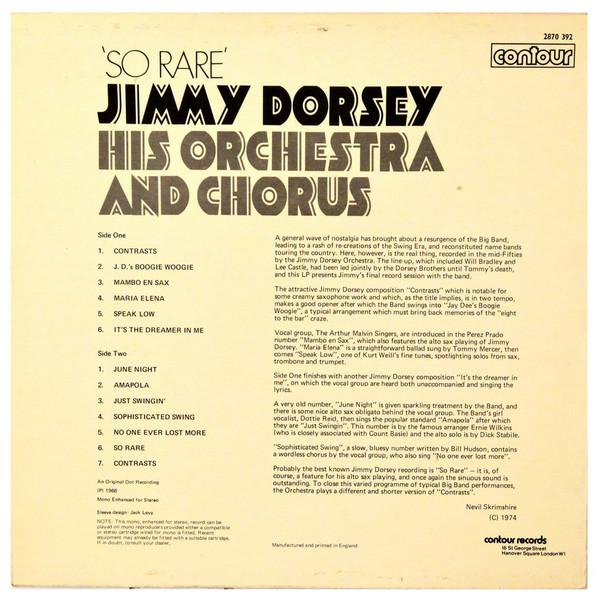 Jimmy Dorsey, His Orchestra & Chorus - So Rare [2]