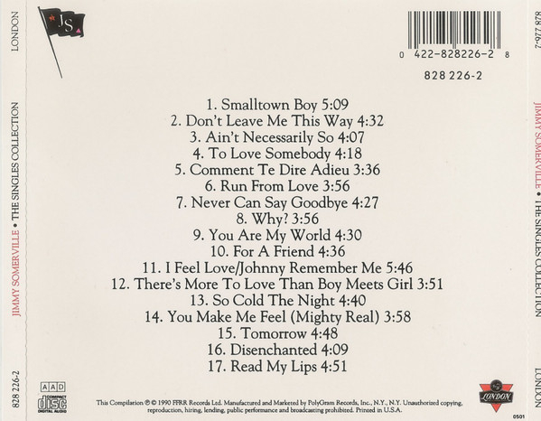 Jimmy Somerville - The Singles Collection 1984/1990 (CD) [2]