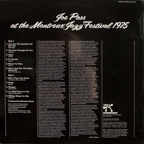 Joe Pass - At The Montreux Jazz Festival 1975 [2]