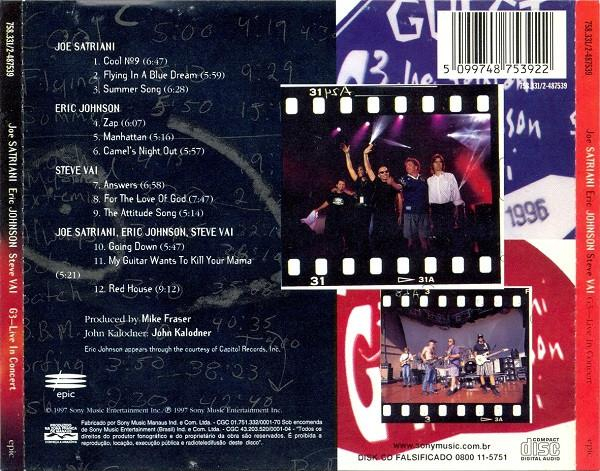 Joe Satriani - G3 Live In Concert (CD) [2]