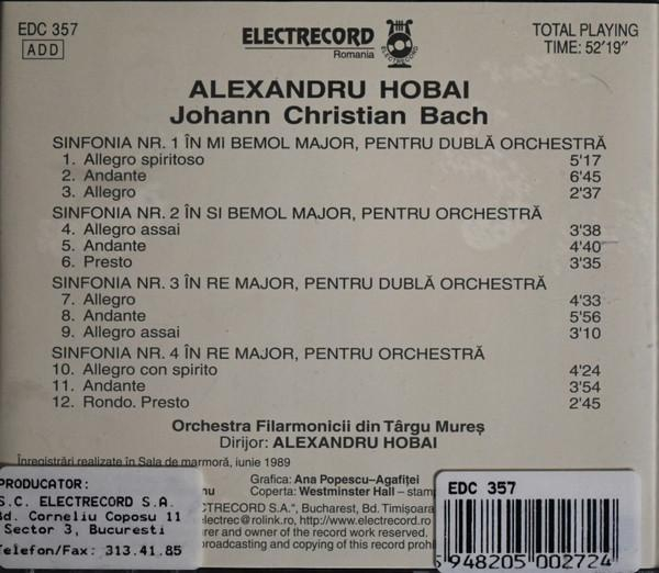Johann Christian Bach - 4 Symphonies, Op. 18 = Sinfonii, Op. 18 [2]