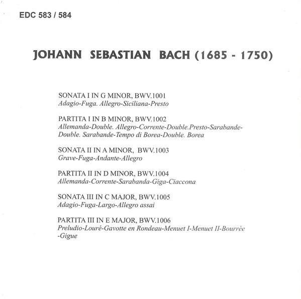 Johann Sebastian Bach - Sonatele Și Partitele Pentru Vioară Solo = Sonatas And Partitas For Solo Violin [2]