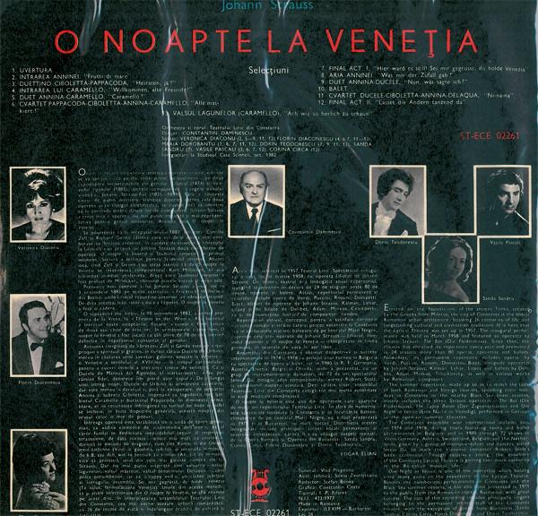 Johann Strauss Jr. - O Noapte La Veneția / Eine Nacht In Venedig (Selecțiuni) [2]