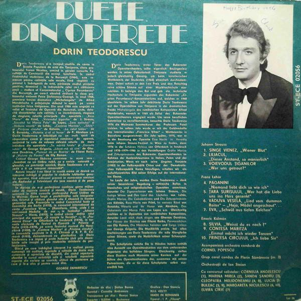 Johann Strauss Sr. - Duete Din Operete (Disc Vinil) [2]