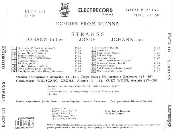 Johann Strauss Sr. - Echoes From Vienna (Music By Strauss Family) [2]