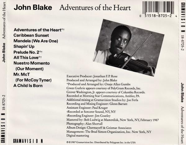 John Blake - Adventures Of The Heart (CD) [2]