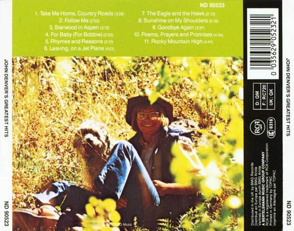 John Denver - John Denver's Greatest Hits (CD) [2]