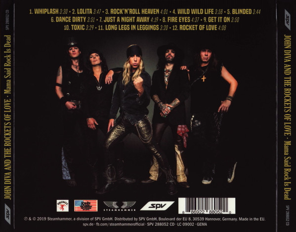 John Diva And The Rockets Of Love - Mama Said Rock Is Dead (CD) [2]
