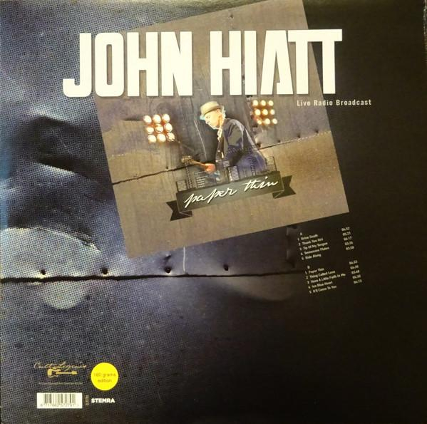 John Hiatt - Paper Thin (Live Radio Broadcast) (Disc Vinil) [2]