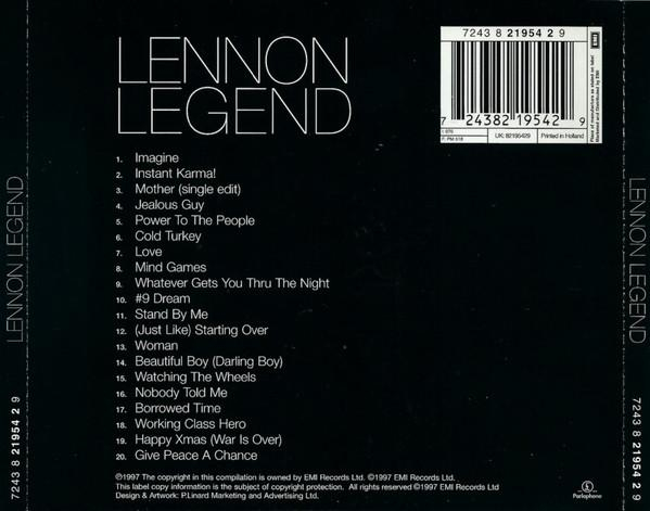 John Lennon - Lennon Legend (The Very Best Of John Lennon) (CD) [2]