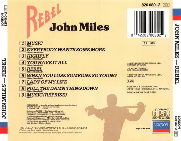John Miles - Rebel (CD) [2]