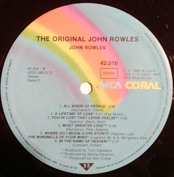 John Rowles - The Original John Rowles [2]