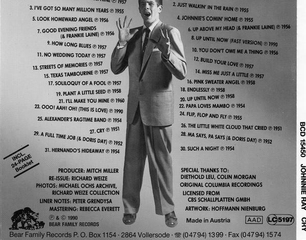 Johnnie Ray - Cry [2]