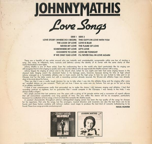 Johnny Mathis - Love Songs (Disc Vinil) [2]