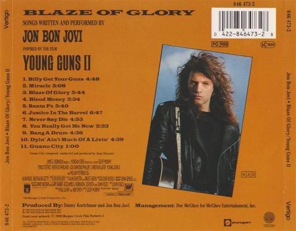 Jon Bon Jovi - Blaze Of Glory , (CD) [2]