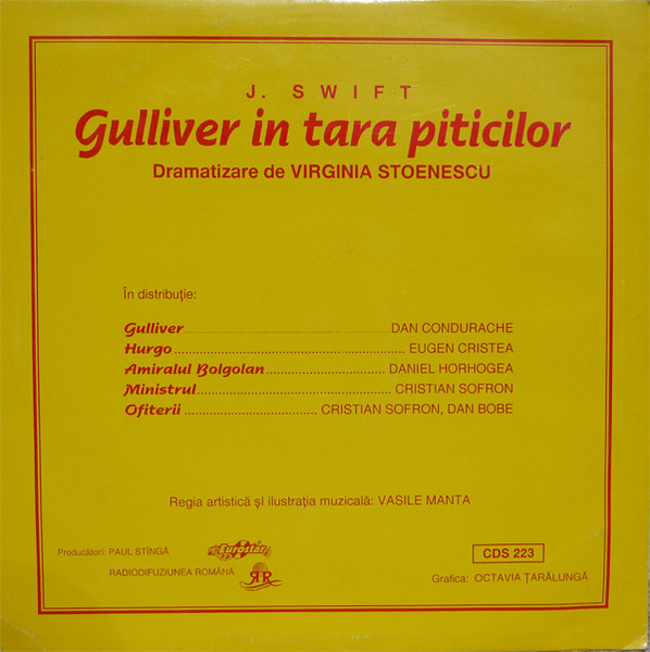 Jonathan Swift (2) – Gulliver În Țara Piticilor(VINIL) [2]