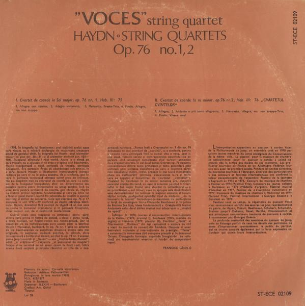 Joseph Haydn - String Quartets Op. 76 No. 1, 2 [2]