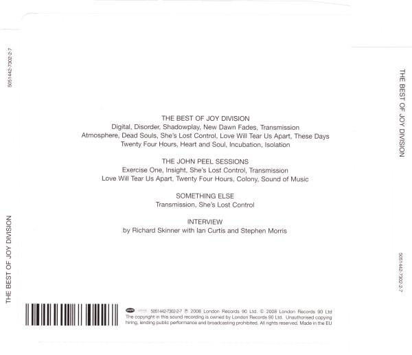 Joy Division - The Best Of Joy Division, (CD) [2]