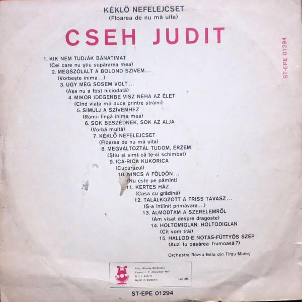 Judit Cseh - Kéklő Nefelejcs (Floarea De Nu Mă Uita) (Disc Vinil) [2]