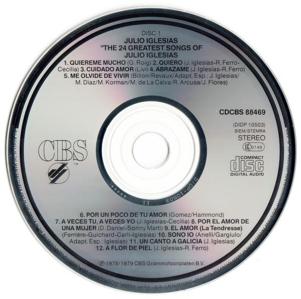 Julio Iglesias - The 24 Greatest Songs (CD) [2]
