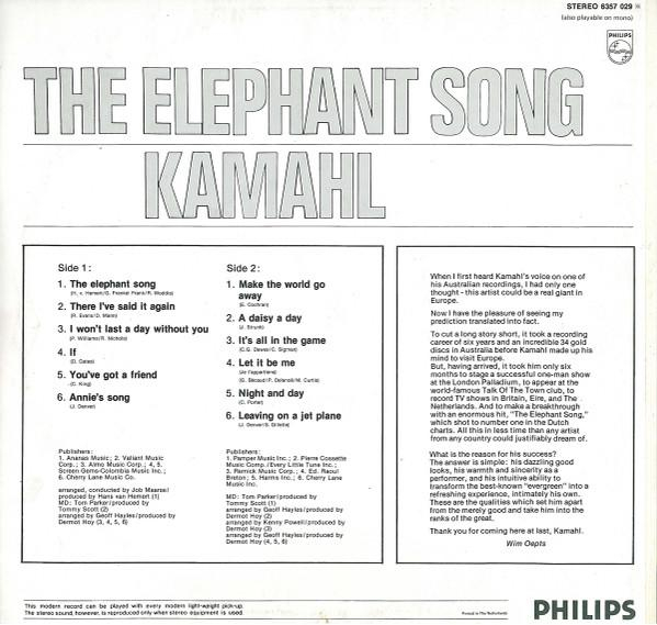 Kamahl - The Elephant Song [2]