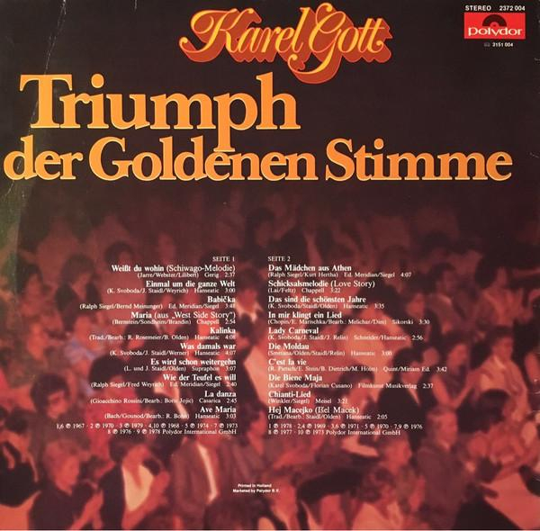 Karel Gott - Triumph Der Goldenen Stimme [2]
